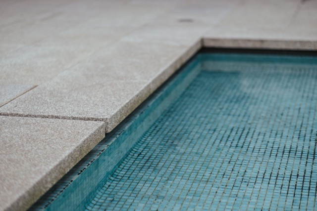 concrete pool deck